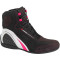 DAINESE MOTORSHOE D-WP JB MULHER - Modelo BLACK/WHITE/FUCHSIA
