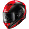 SHARK SPARTAN CARBONO SKIN 1.2 - Modelo DRR-CARBON/RED/RED