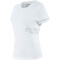 DAINESE PADDOCK T-SHIRT MUJER - Modell WEISS/GLETSCHERGRAU