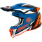 AIROH STRYCKER AXE - Modèle ORANGE/BLUE MATT