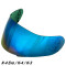 AGV PANTALLA STREET 8 AS - Modello BLU IRIDIO