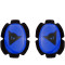 DAINESE PISTA KNEE SLIDER - Modelo BLU/NERO