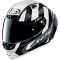 X-LITE X-803 RS ULTRA CARBON WHEELIE - Model 057 BLACK/WHITE