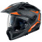 NOLAN N70-2 X TORPEDO N-COM - Model 044 NEGRE MAT/GRIS/TARONJA