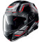 NOLAN N100-5 UPWIND N-COM - Modello 058-NERO OPACO/ROSSO