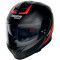 NOLAN N80-8 STAPLE N-COM - Modelo 054-FLAT BLACK/RED
