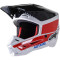 ALPINESTARS SM5 SPEED - Modello 2739 WHT DKBL ROSSO LUCIDO