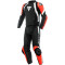 DAINESE AVRO 4 2 PIEZAS - Modell SCHWARZ-MATT/FLUO-ROT/WEISS
