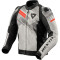REV'IT APEX H2O - Modèle LIGHT GREY/NEON RED