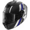SHARK SPARTAN RS CARBONE SHAWN MAT - Modèle DBS-CARBON/BLUE/SILVER
