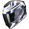 SCORPION EXO-1400 EVO AIR SHELL - Modelo WHITE/BLUE