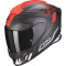 SCORPION EXO-R1 EVO CARBONO AIR SUPRA - Modelo MATT BLACK/SILVER/WHITE
