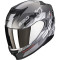 SCORPION EXO-520 EVO AIR COVER - Modelo MATT SILVER/RED