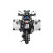 TOURTAECH SISTEMA DE MALETAS ZEGA EVO X 45L PLATA BMW R1250GS/R1200GS LC
