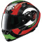 X-LITE X-803 RS ULTRA CARBONO HATTRICK - Modell CARBON SCHWARZ ROT GRÜN