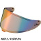 SHOEI PANTALLA CWR-F2PN IRIDIUM - Modell REGENBOGEN