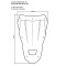 TOURATECH PARABRISAS L TRANSPARENTE HONDA CRF1000L TWIN +AVD