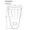 TOURATECH CUPULA ALTA HONDA CRF 1000 L AFRICA TWIN
