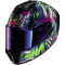 SHARK SPARTAN RS SHAYTAN - Modèle BLACK/GREEN/VIOLET