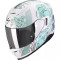 SCORPION EXO-520 EVO AIR FASTA - Modello BIANCO/BLU LUCIDO