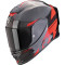 SCORPION EXO-R1 EVO CARBONO AIR RALLY - Modell SCHWARZ/ROT