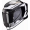SCORPION EXO-R1 EVO AIR BLAZE - Model NEGRE/BLANC