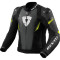 REV'IT CONTROL LEATHER JACKET - Model NEGRE/GROC NEÓ