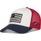 ALPINESTARS FLAG SNAPBACK HAT - Modello 2074-BIANCO/BLU MARINO/ROSSO