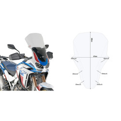 GIVI CUPULA HONDA CRF 1100L AFRICA TWIN / ADVENTURE SPORT