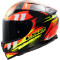 LS2 FF811 VECTOR II CARBONO TANTIC - Modelo RED H-V YELLOW