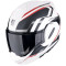 SCORPION EXO-TECH EVO FURIO - Model WHITE MATT/BLACK/RED