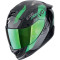 SCORPION EXO-1400 EVO II CARBON AIR PLATTED - Model BLACK/GREEN