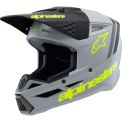 ALPINESTARS SM3 YOUTH RADIUM - Modell 9510-GRAY/BLACK/YELLOW-FLUOR MATT